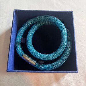 Swarovski blue crystal bracelet (40 cm)